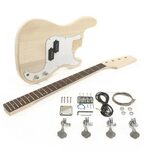 LA Electric Bass Guitar DIY Kit at Gear4music